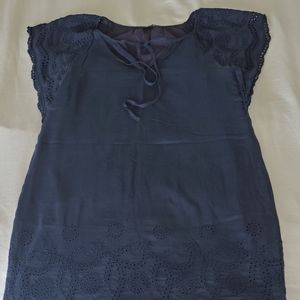 Madewell cotton eyelet dress